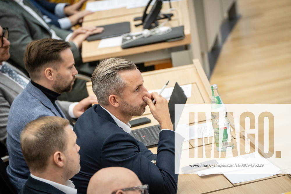 Ulrich Siegmund, AfD member of the state parliament, during the debate at the October 2026 II special session of the state parliament, convened at the request of the AfD and BSW on the topic of establishing peace in Ukraine, Magdeburg, Saxony-Anhalt, Germany, State Parliament