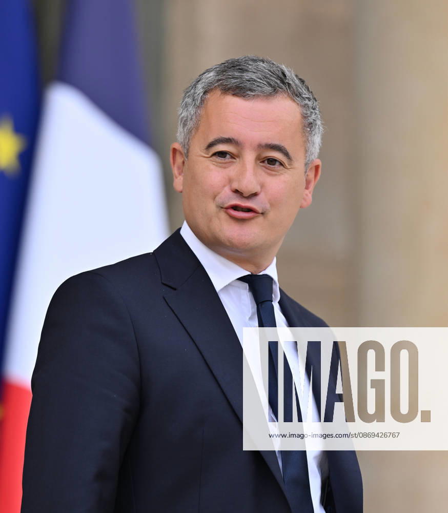 French government weekly cabinet meeting at Elysee Palace in Paris PARIS, FRANCE - OCTOBER 14: French Justice Minister Gerald Darmanin leaves after a weekly cabinet meeting at the Elysee Palace in Paris, France on October 14, 2026. Mustafa Yalçin Anadolu Paris France. Editorial use only. Please get in touch for any other usage.
