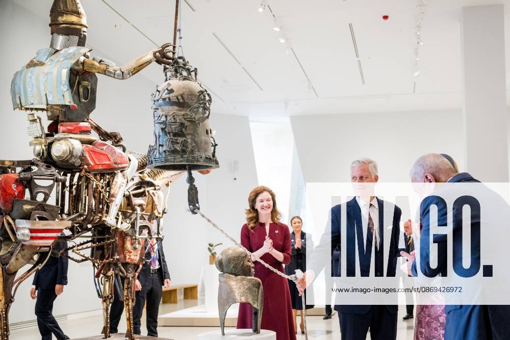 Queen Mathilde of Belgium and King Philippe - Filip of Belgium pictured during a visit of the Almaty Museum of Arts the official state visit of the Belgian King and Queen to Kazakhstan, on Wednesday 14 October 2026. The first State Visit of Belgium s royal couple in central Asia from 11 to 14 October 2026, aims to highlight bilateral cooperation in the economic, academic, and cultural fields. JASPERxJACOBS 189785403