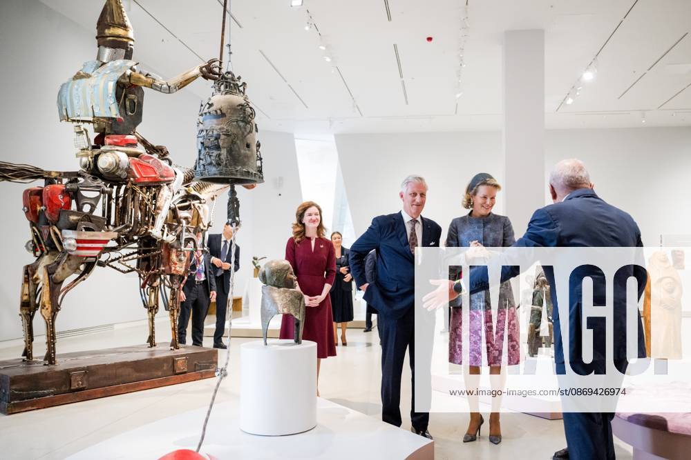 Queen Mathilde of Belgium and King Philippe - Filip of Belgium pictured during a visit of the Almaty Museum of Arts the official state visit of the Belgian King and Queen to Kazakhstan, on Wednesday 14 October 2026. The first State Visit of Belgium s royal couple in central Asia from 11 to 14 October 2026, aims to highlight bilateral cooperation in the economic, academic, and cultural fields. JASPERxJACOBS 189785405