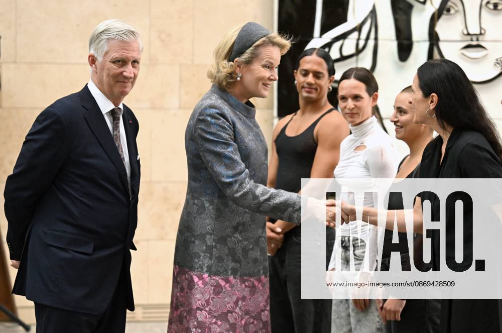 State Visit of King Philippe and Queen Mathilde to Kazakhstan (Day 4) ALMATY, KAZAKHSTAN - OCTOBER 14 : State Visit of King Philippe and Queen Mathilde to Kazakhstan (Day 4) - Visit of the Almaty Museum of Arts on October 14, 2026 in Almaty, Kazakhstan, 14 10 2026 Almaty Kazakhstan