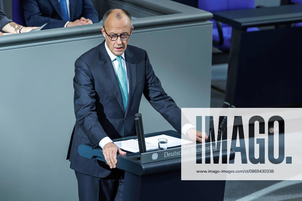 Bundestag, Chancellor Friedrich Merz, CDU, in the German Bundestag on October 14, 2026, in Berlin, Berlin, Berlin, Germany, Bundestag