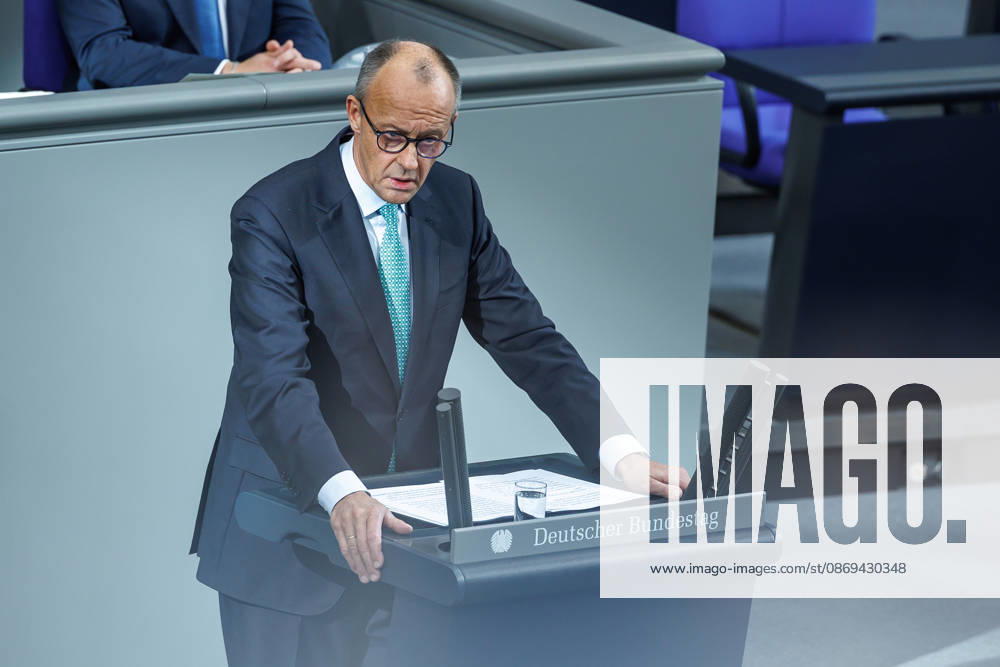 Bundestag, Chancellor Friedrich Merz, CDU, in the German Bundestag on October 14, 2026, in Berlin, Berlin, Berlin, Germany, Bundestag