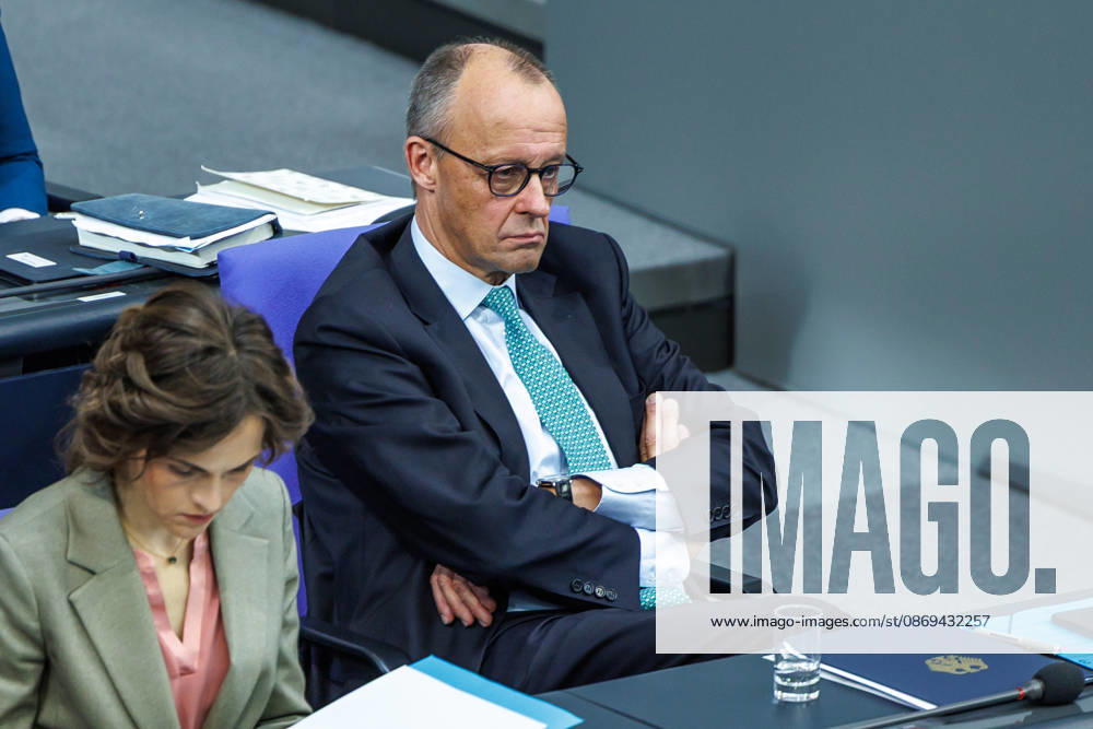 Bundestag Chancellor Friedrich Merz CDU in the German Bundestag on October 14, 2026, in Berlin, Berlin, Berlin, Germany, Bundestag
