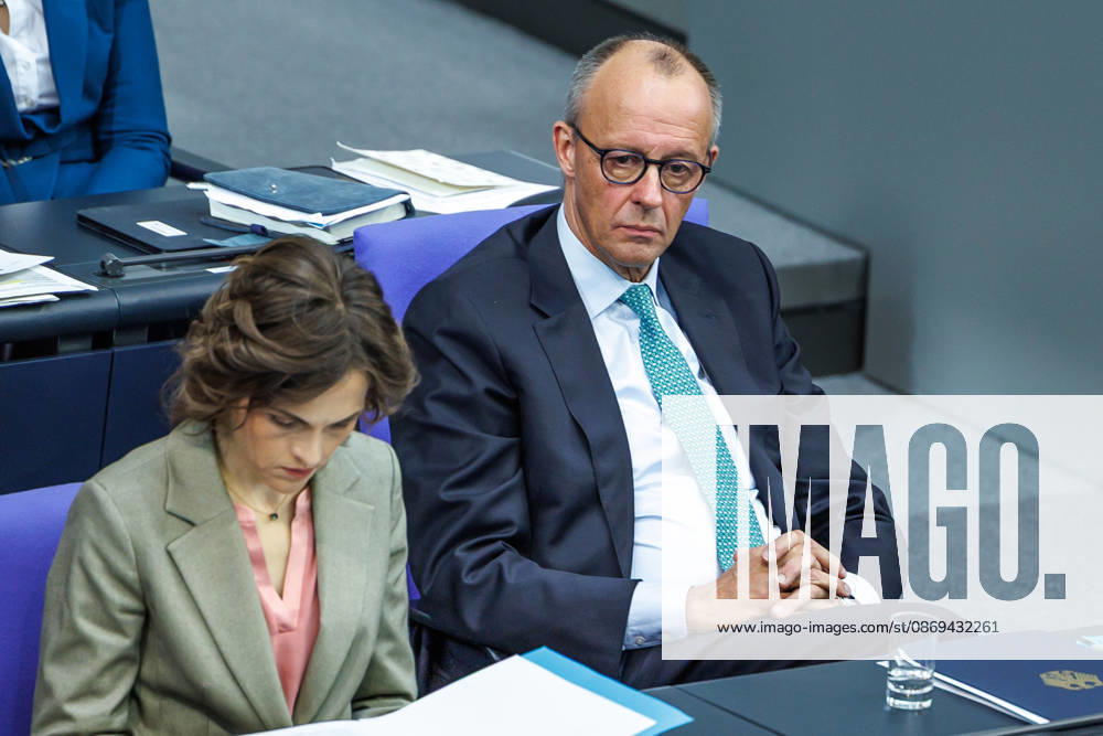 Bundestag Chancellor Friedrich Merz CDU in the German Bundestag on October 14, 2026, in Berlin, Berlin, Berlin, Germany, Bundestag