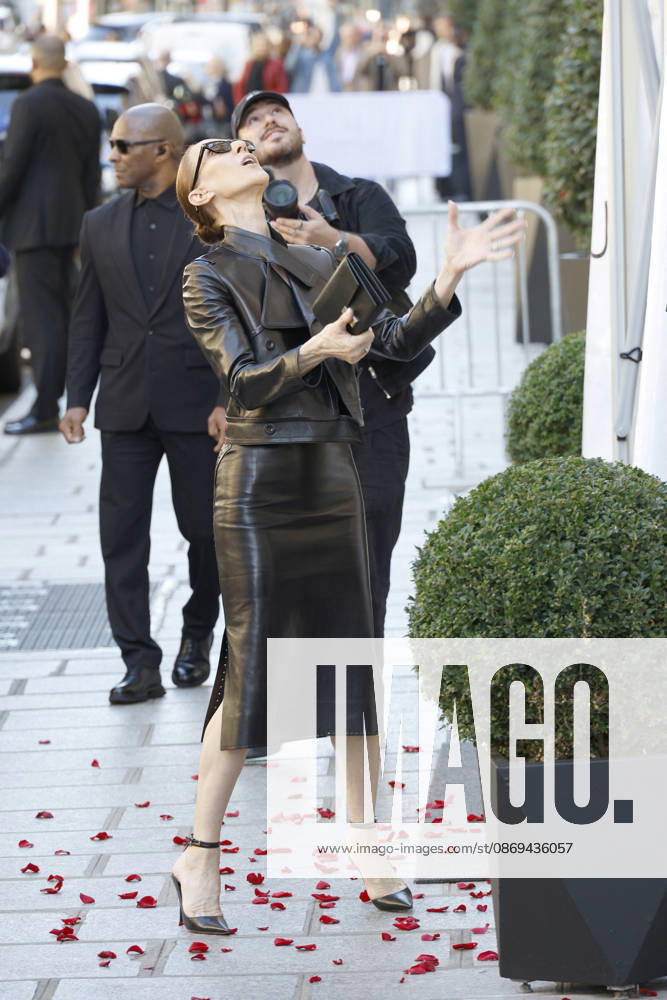 Céline Dion greets her fans as she leaves theRoyal Monceau Hotel in Paris before heading to the La Plénitude Arena at Paris La Défense to continue her concert series on October 14, 2026 Christophe Aubert Bestimage Céline Dion greets fans as she leaves the Royal Monceau Hotel in Paris before heading to the La Plénitude Arena at Paris La Défense to continue her concert series on October 14, 2026, Paris, France