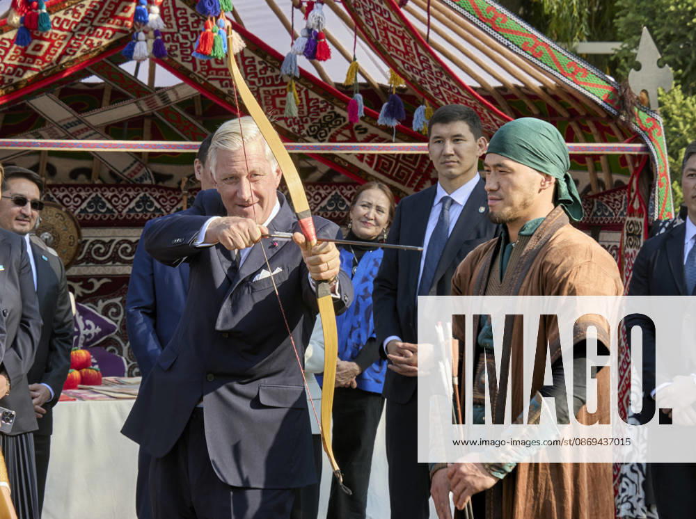 Belgian Royal Couple s State Visit to Central Asia - Day 4 - Kazakhstan King Philippe of Belgium and Queen Mathilde visit the traditional Cultural Performance in Almati, Kazakhstan on October 14, 2026. Last day of the fficial visit of royal couple in Kazakhstan. Photo by Olivier Polet ABACAPRESS.COM Kazakhstan