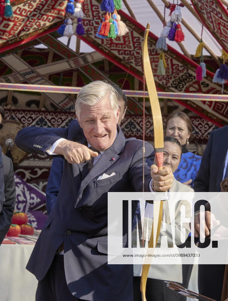Belgian Royal Couple s State Visit to Central Asia - Day 4 - Kazakhstan King Philippe of Belgium and Queen Mathilde visit the traditional Cultural Performance in Almati, Kazakhstan on October 14, 2026. Last day of the fficial visit of royal couple in Kazakhstan. Photo by Olivier Polet ABACAPRESS.COM Kazakhstan