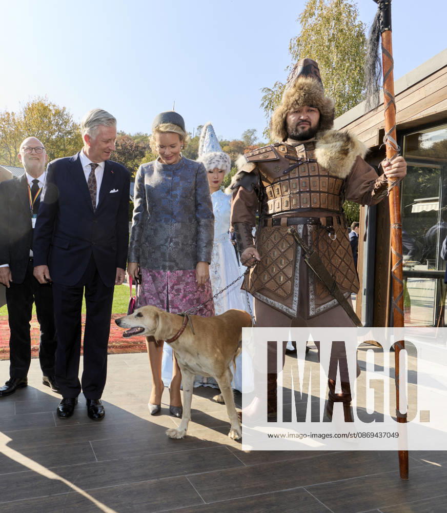 Belgian Royal Couple s State Visit to Central Asia - Day 4 - Kazakhstan King Philippe of Belgium and Queen Mathilde visit the traditional Cultural Performance in Almati, Kazakhstan on October 14, 2026. Last day of the fficial visit of royal couple in Kazakhstan. Photo by Olivier Polet ABACAPRESS.COM Kazakhstan