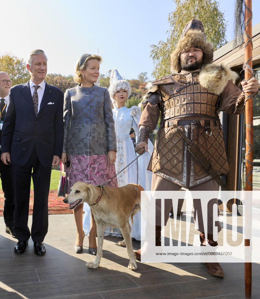 Belgian Royal Couple s State Visit to Central Asia - Day 4 - Kazakhstan King Philippe of Belgium and Queen Mathilde visit the traditional Cultural Performance in Almati, Kazakhstan on October 14, 2026. Last day of the fficial visit of royal couple in Kazakhstan. Photo by Olivier Polet ABACAPRESS.COM Kazakhstan