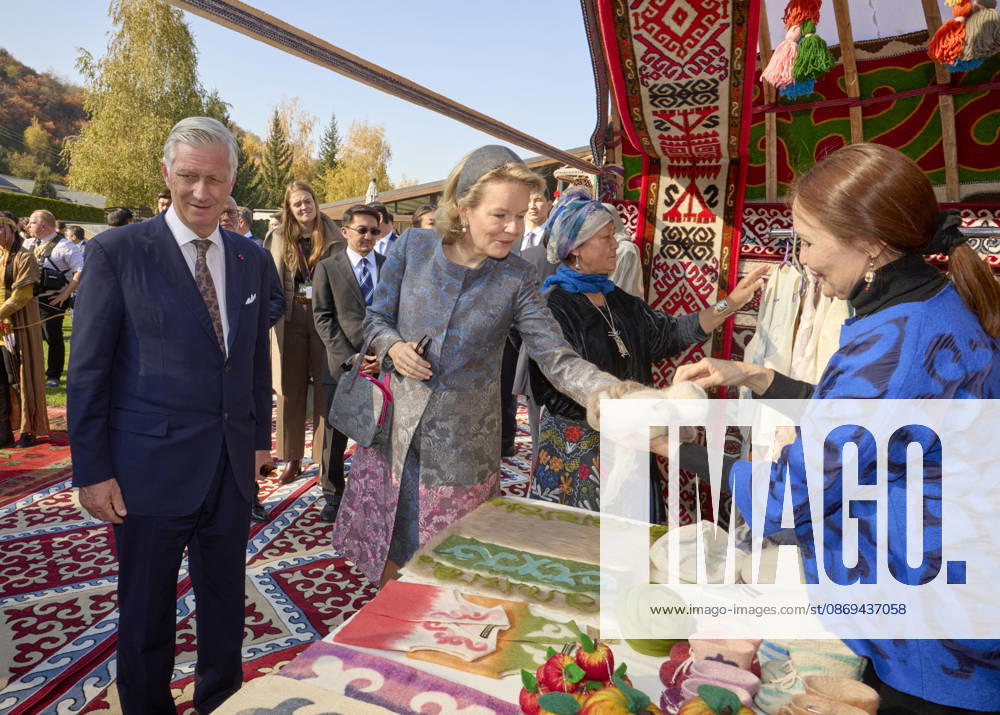 Belgian Royal Couple s State Visit to Central Asia - Day 4 - Kazakhstan King Philippe of Belgium and Queen Mathilde visit the traditional Cultural Performance in Almati, Kazakhstan on October 14, 2026. Last day of the fficial visit of royal couple in Kazakhstan. Photo by Olivier Polet ABACAPRESS.COM Kazakhstan