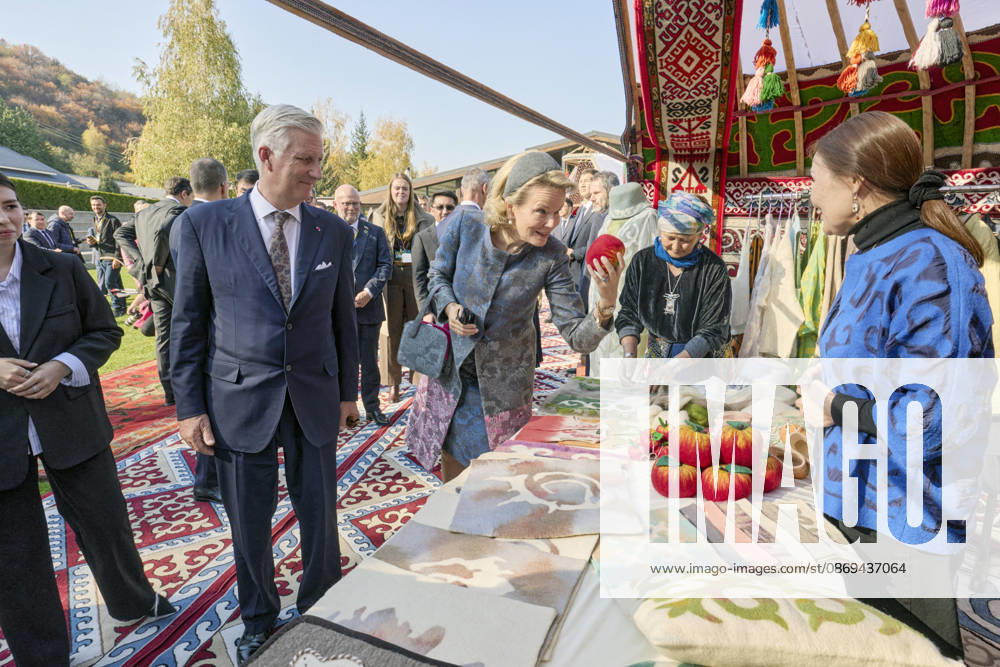Belgian Royal Couple s State Visit to Central Asia - Day 4 - Kazakhstan King Philippe of Belgium and Queen Mathilde visit the traditional Cultural Performance in Almati, Kazakhstan on October 14, 2026. Last day of the fficial visit of royal couple in Kazakhstan. Photo by Olivier Polet ABACAPRESS.COM Kazakhstan