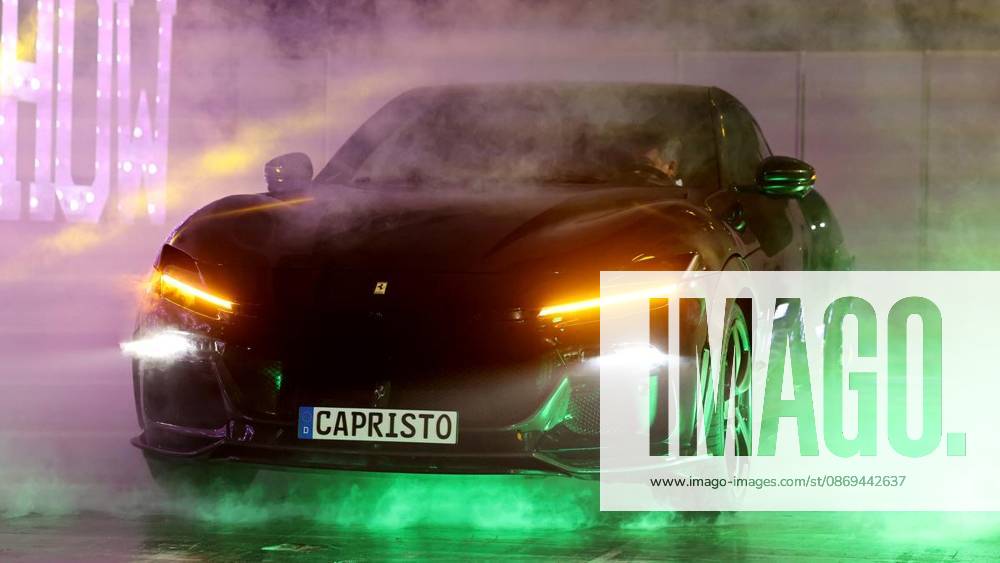Carwalk at the Essen Motor Show: Extensive photo gallery of spectacular cars ** FOR ** **Ferrari Purosangue at the Essen Motor Show on October 14, 2026, at Messe Essen in Essen-Rüttenscheid, Germany, North Rhine-Westphalia, Essen. Copyright ChristofxKöpsel