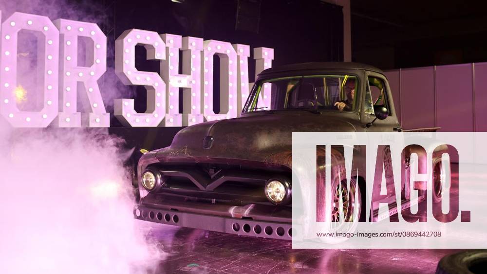 Carwalk at the Essen Motor Show: Extensive photo gallery of spectacular cars ** FOR ** **Ford F 100 Restomod at the Essen Motor Show on October 14, 2026, at Messe Essen in Essen-Rüttenscheid, Germany, North Rhine-Westphalia, Essen. Copyright ChristofxKöpsel