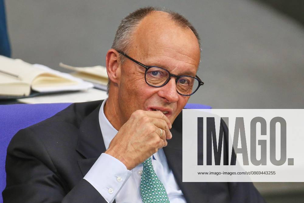 German Bundestag 101st Session of the Bundestag Chancellor Friedrich Merz, CDU
