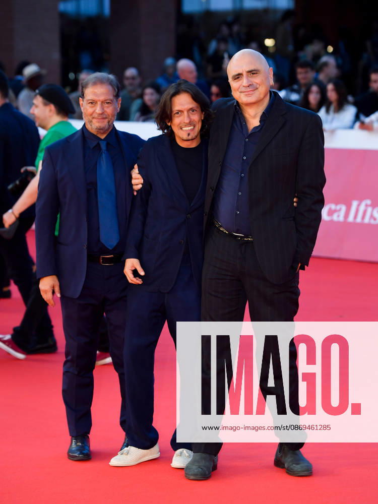 IPA89683526 - Rome, 2026 Film Festival - Evening 2 - Red Carpet for the film BRIANZA. Pictured: Giuseppe Catania, Simone Catania, Guest