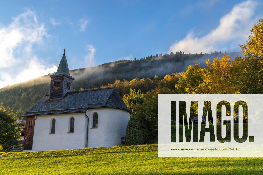 Autumn Evening in the Allgäu: Evening Scenery at Oberjoch in the Allgäu, Bad Hindelang, Bavaria, Germany