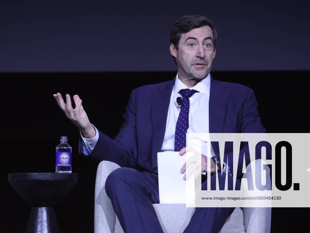 CEO of Project Agincourt, Owen West, speaks while participate in a panel discussion during the U.S. Army s 2026 Annual Meeting and Exposition, AUSA at the Walter E. Washington Convention Center in Washington, DC, USA, on October 14, 2026. Secretary Hegseth participated in a discussion on the future of autonomous warfare. Washington USA - ZUMAs337 20261014_znp_s337_024