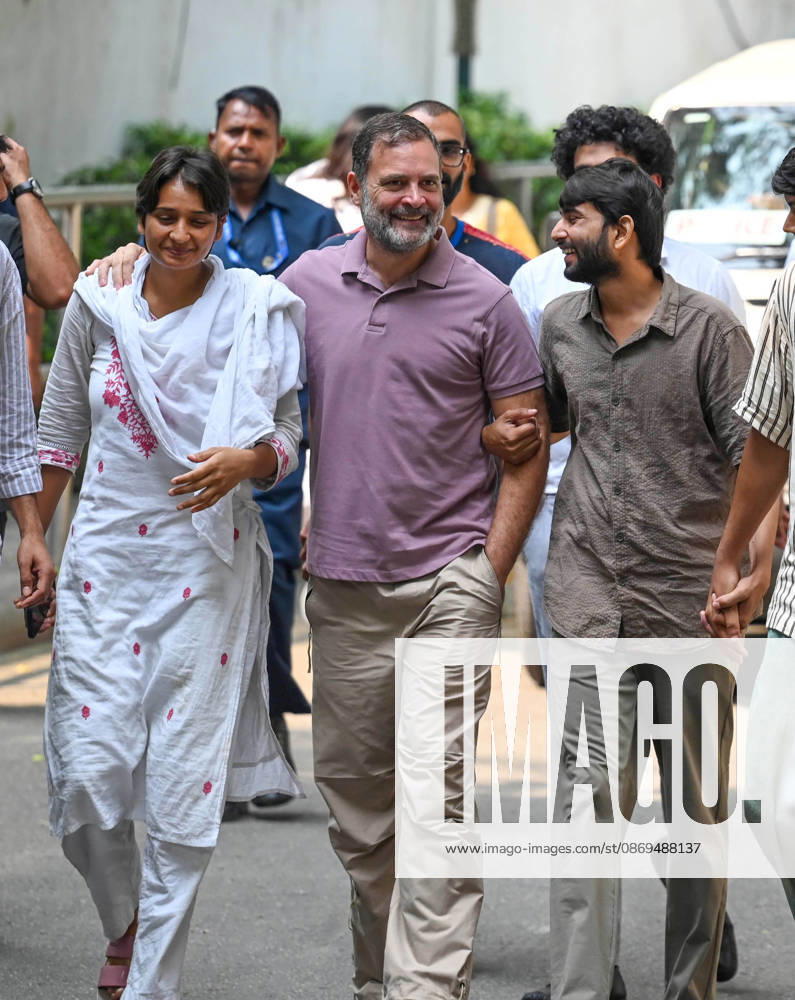LoP Lok Sabha Rahul Gandhi with the NSUI protesters who were beaten in yesterday s protest share their experiences during a media interaction at 10 Janpath on October 14, 2026 in New Delhi, India. (Photo by Vipin Kumar Hindustan Times) LoP Rahul Gandhi Address Press Conference On Alleged Use Of Force Against NSUI Workers During Protest