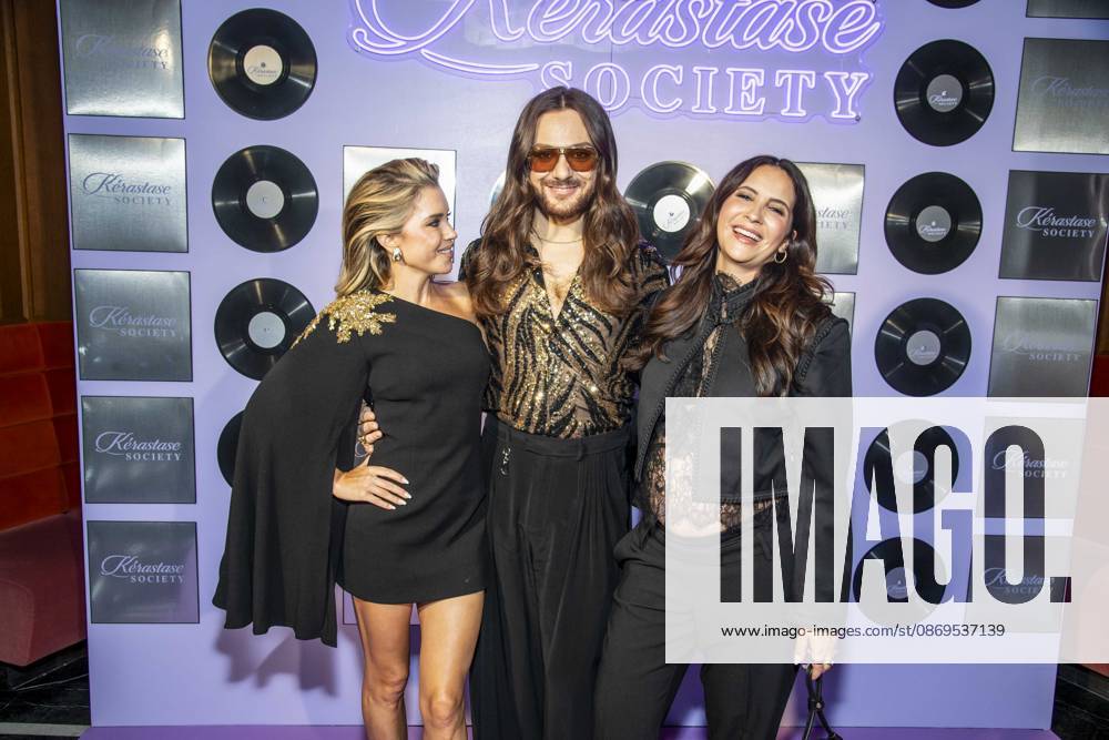 ABB KERASTASE: Sylvie Meis, Riccardo Simonetti, and Chryssanthi Kavazi as guests at the Kerastase Society I: The Parisian Art de Vivre at Roomers in Berlin on October 14, 2026, Berlin, Germany