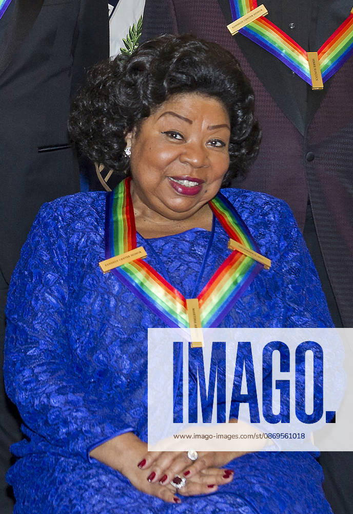 **FILE PHOTO** Martina Arroyo Has Passed Away. The five recipients of the 2013 Kennedy Center Honors pose for a photo following a dinner hosted by United States Secretary of State John F. Kerry at the U.S. Department of State in Washington, D.C. on Saturday, December 1, 2013. Seated in the front row Martina Arroyo.