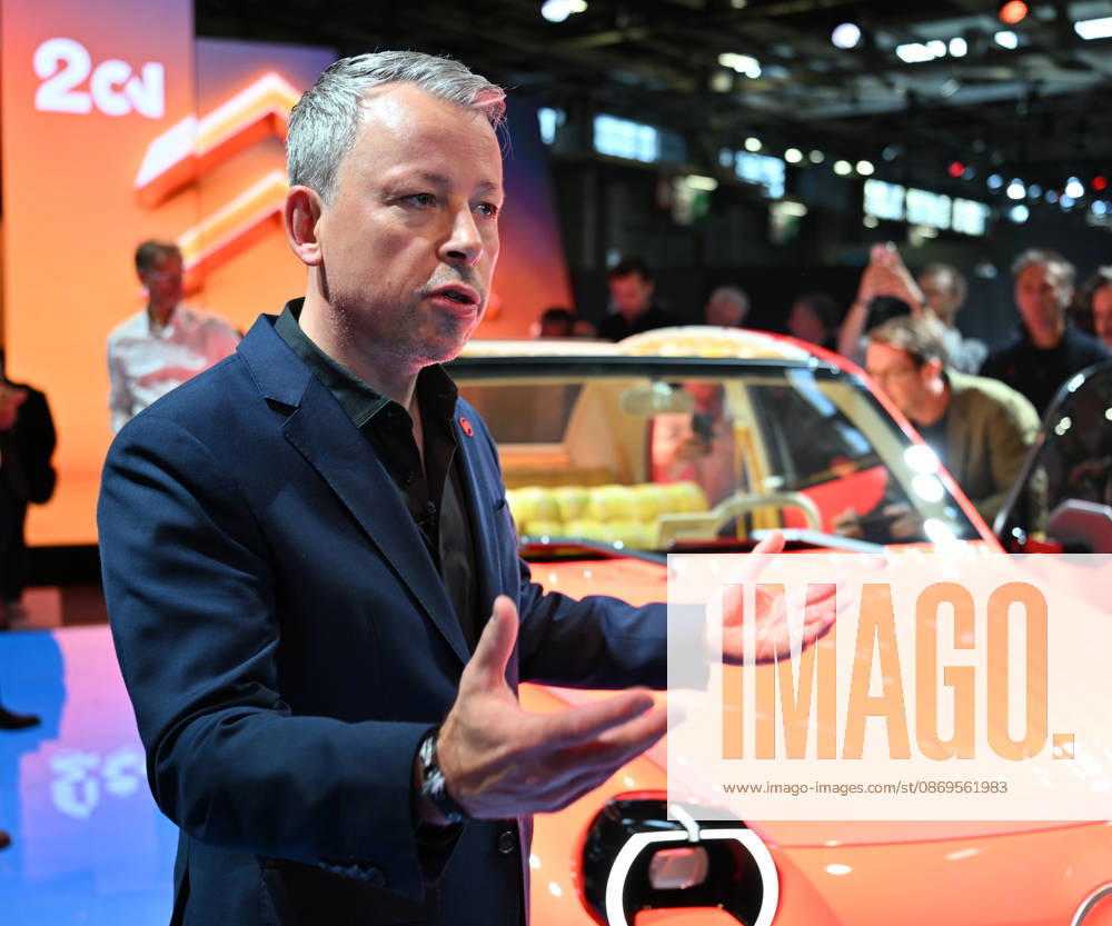 Paris Motor Show 2026 PARIS, FRANCE - OCTOBER 15: Pierre Leclercq, Citroen’s Head of Design, attends the Paris Motor Show (Mondial de l Auto) in Paris, France on October 15, 2026. Mustafa Yalcin Anadolu Paris France. Editorial use only. Please get in touch for any other usage.