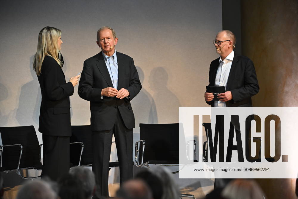 Jenny Nordlöw, CEO of Sferical AI, Marcus Wallenberg and Anders Ynnerman, Chairman of the Board of Sferical AI, during the Sferical One event organized by Nvidia at Eric Ericsonhallen on Thursday, STOCKHOLM, SWEDEN