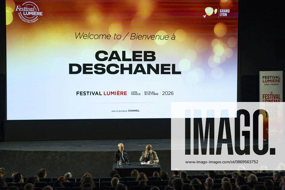 PEOPLE : Festival Lumiere - Lyon 15 10 2026 Caleb Deschanel hosting a master class at the 18th Lumière Film Festival Lumière in Lyon (France) on October 15, 2026. Photo by Sandrine Thesillat PsNewZ