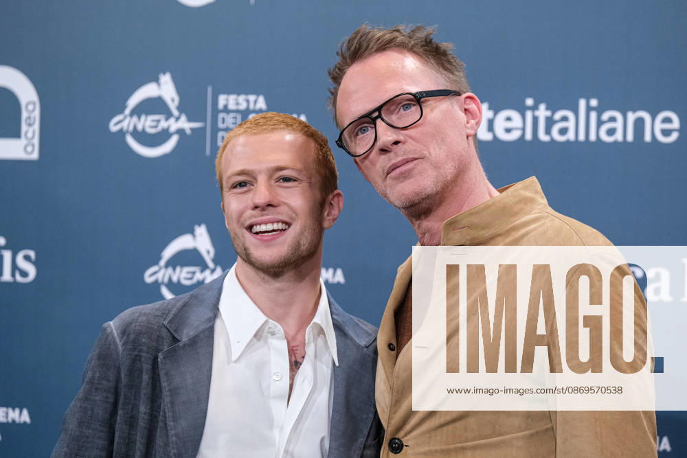 Ruaridh Mollica (L) and Paul Bettany (R) attend the photocall for the series VisionQuest during the 21st Rome Film Fest at Auditorium Parco della Musica Ennio Morricone. Rome Italy - ZUMAs197 20261015_aaa_s197_074