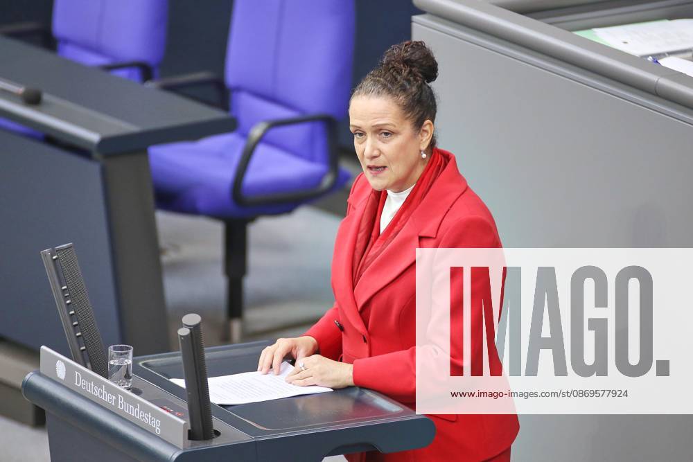 German Bundestag 102nd Session of the Bundestag Nicole Höchst, AfD