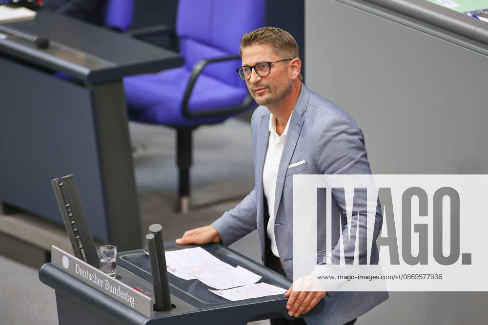 German Bundestag 102nd Session of the Bundestag Rene Springer, AfD