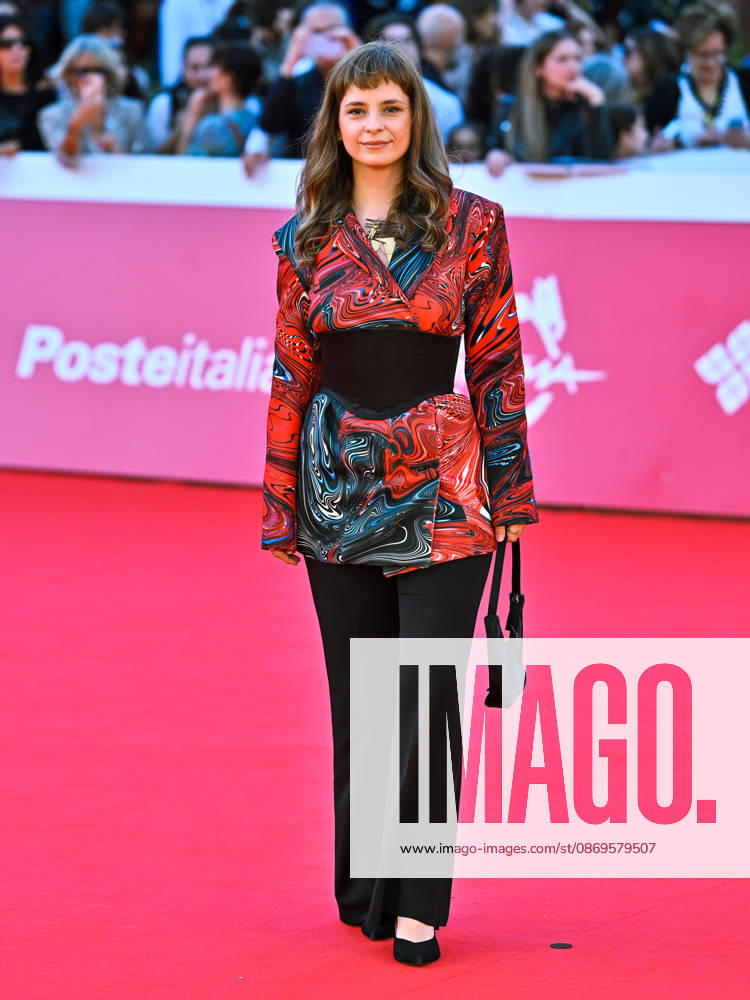 IPA89722126 - Rome, 2026 Film Festival Evening 3 Red Carpet for the film *SKEJTANJETO NE E ZA DEVOJÄaINJA* (*SKATEBOARDING IS NOT FOR GIRLS*) In the photo: Dina Duma
