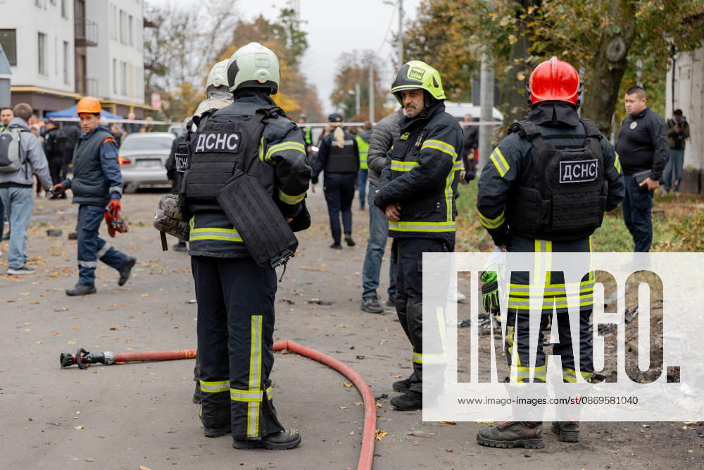 Russian attack towards civilian infrastructure in Ukraine’s Poltava DNIPRO, UKRAINE - OCTOBER 15: (---- - MANDATORY CREDIT - DNIPROPETROVSK REGIONAL MILITARY ADMINISTRATION OF UKRAINE HANDOUT - NO MARKETING NO ADVERTISING CAMPAIGNS - DISTRIBUTED AS A SERVICE TO CLIENTS---- HANDOUT - NO MARKETING NO ADVERTISING CAMPAIGNS - DISTRIBUTED AS A SERVICE TO CLIENTS----) A view of the destruction after the Russian combined attack towards civilian infrastructure and damaged a school building, an apartment building, three private houses, an administrative building, and four vehicles on Poltava, Ukraine on October 15, 2026. Dnipropetrovsk Regional Military Anadolu Dnipropetrovs ka Oblast Ukraine. Editorial use only. Please get