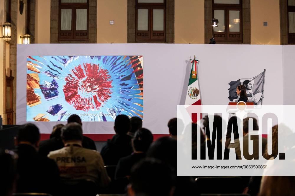TO-45477- Ciudad de M& xe9;xico. 2026-10 -15. Claudia Sheinbaum Pardo, President of Mexico, during the daily morning press conference in the Treasury Room of the National Palace in Mexico City Alejandro God& xcd;nez Clasos.com.mx - ZUMAcs4_ 20261015_faa_cs4_027