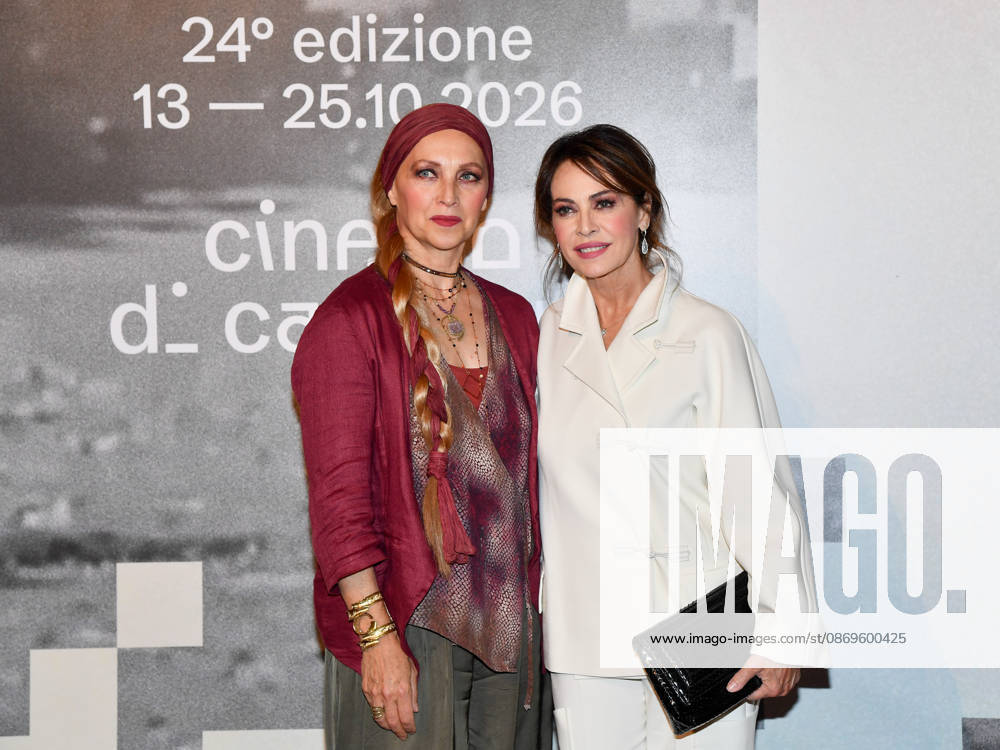 IPA89727902 - Roma Cinema Fest 2026. Night 3 Red Carpet for the film Idda. Pictured: Elena Sofia Ricci, Elisa Barucchieri (Elena Sofia Riccis sister)