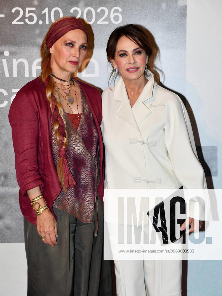 IPA89727904 - Roma Cinema Fest 2026. Night 3 Red Carpet for the film Idda. Pictured: Elena Sofia Ricci, Elisa Barucchieri (Elena Sofia Riccis sister)