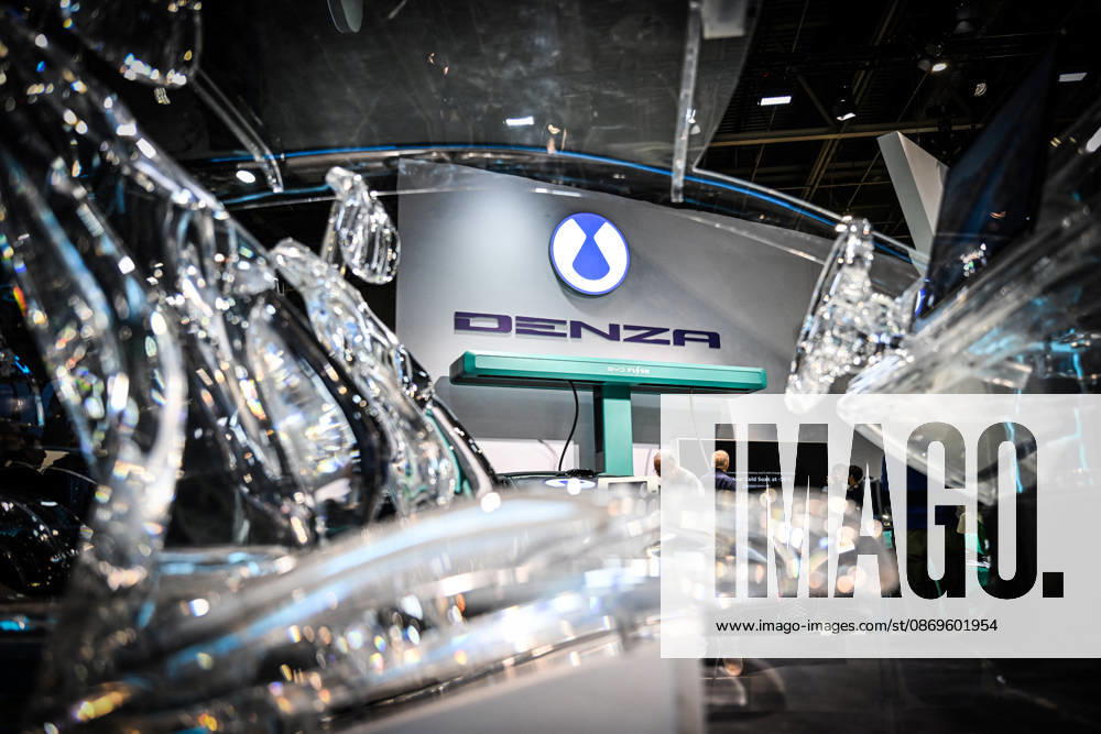 Paris Motor Show 2026 Denza Automobile logo at the International Motor Show 2026 in Paris Porte de Versailles on October 15,2026. Photo by Tomas Stevens ABACAPRESS.COM Paris France