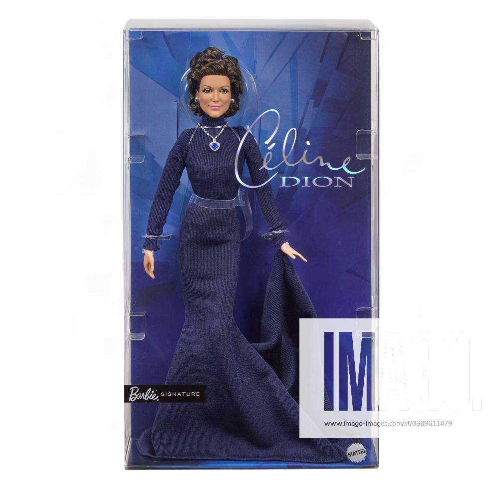 Céline Dion gets her own Barbie doll based on her 1998 Oscars look Céline Dion gets her own Barbie doll based on her 1998 Oscars look., , Toymaker Mattel has announced the legendary Canadian singer is being honored with a Barbie Signature doll., , Céline’s doll wears a long-sleeve navy-blue gown and a necklace inspired by the blue heart-shaped diamond necklace, capturing her look as My Heart Will Go On from movie blockbuster Titanic won Best Original Song at the 1998 Academy Awards., , Céline said: It is a true honor to join the Barbie legacy with a doll inspired by one of the most meaningful moments of my career., , I hope this doll inspires everyone to express themselves with confidence, follow their dreams and believe in the power of