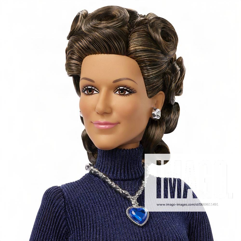 Céline Dion gets her own Barbie doll based on her 1998 Oscars look Céline Dion gets her own Barbie doll based on her 1998 Oscars look., , Toymaker Mattel has announced the legendary Canadian singer is being honored with a Barbie Signature doll., , Céline’s doll wears a long-sleeve navy-blue gown and a necklace inspired by the blue heart-shaped diamond necklace, capturing her look as My Heart Will Go On from movie blockbuster Titanic won Best Original Song at the 1998 Academy Awards., , Céline said: It is a true honor to join the Barbie legacy with a doll inspired by one of the most meaningful moments of my career., , I hope this doll inspires everyone to express themselves with confidence, follow their dreams and believe in the power of