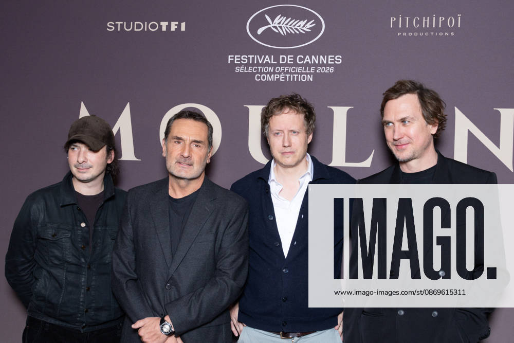 Moulin Paris Film Premiere Olivier Demangel, Gilles Lellouche, László Nemes, Lars Eidinger attends Moulin Paris Film Premiere at Max Linder on October 15, 2026 in Paris, France. Photo by Nasser Berzane ABACAPRESS.COM Paris France