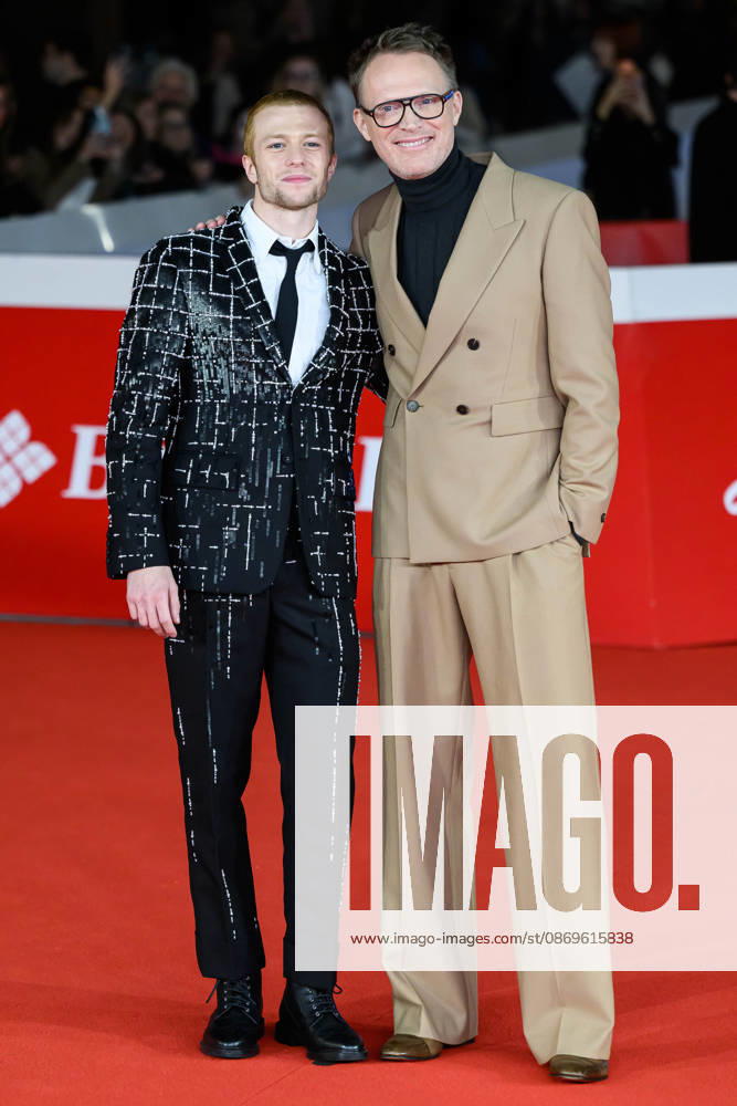 News - Rome Film Fest 2026 - DAY 2 Ruaridh Mollica and Paul Bettany attends the Visionquest red carpet during the 21th Rome Film Festival at Auditorium Parco Della Musica on October 15, 2026 in Rome, Italy. Roma Auditorium Parco della Musica Italy