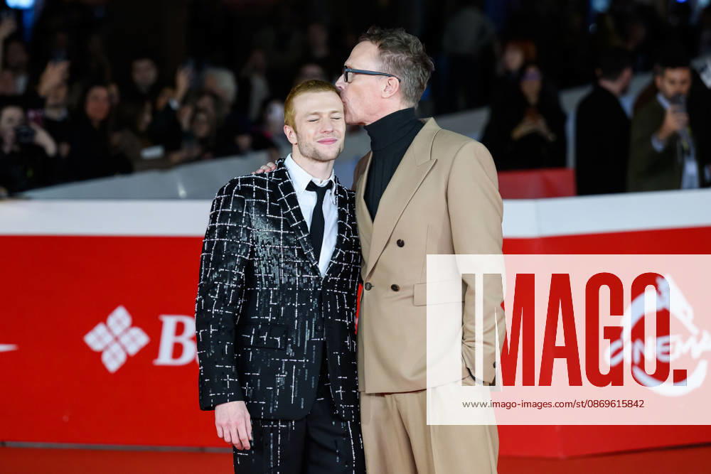 News - Rome Film Fest 2026 - DAY 2 Ruaridh Mollica and Paul Bettany attends the Visionquest red carpet during the 21th Rome Film Festival at Auditorium Parco Della Musica on October 15, 2026 in Rome, Italy. Roma Auditorium Parco della Musica Italy