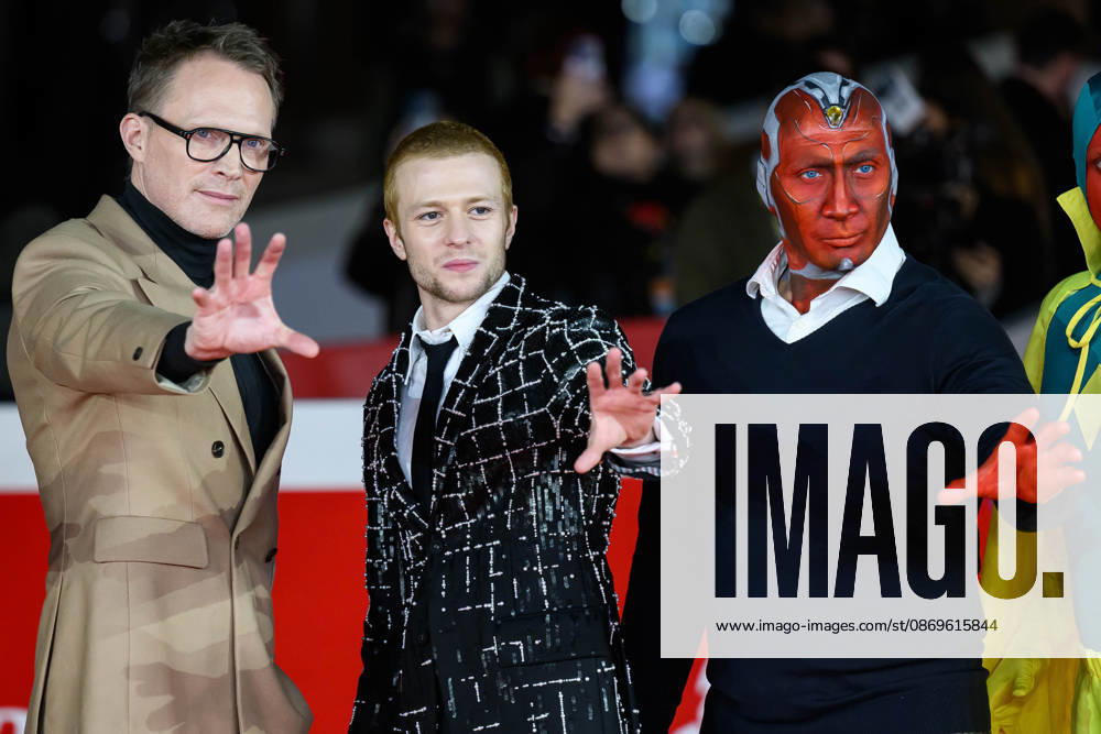 News - Rome Film Fest 2026 - DAY 2 Paul Bettany and Ruaridh Mollica attends the Visionquest red carpet during the 21th Rome Film Festival at Auditorium Parco Della Musica on October 15, 2026 in Rome, Italy. Roma Auditorium Parco della Musica Italy