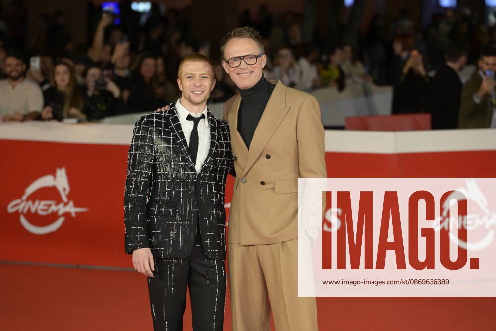 Ruaridh Mollica (l) and Paul Bettany (r) attend the red carpet for the film Visionquest at the 2026 Rome Film Fest, held at the Auditorium Parco della Musica. Rome Italy - ZUMAs197 20261015_aaa_s197_503