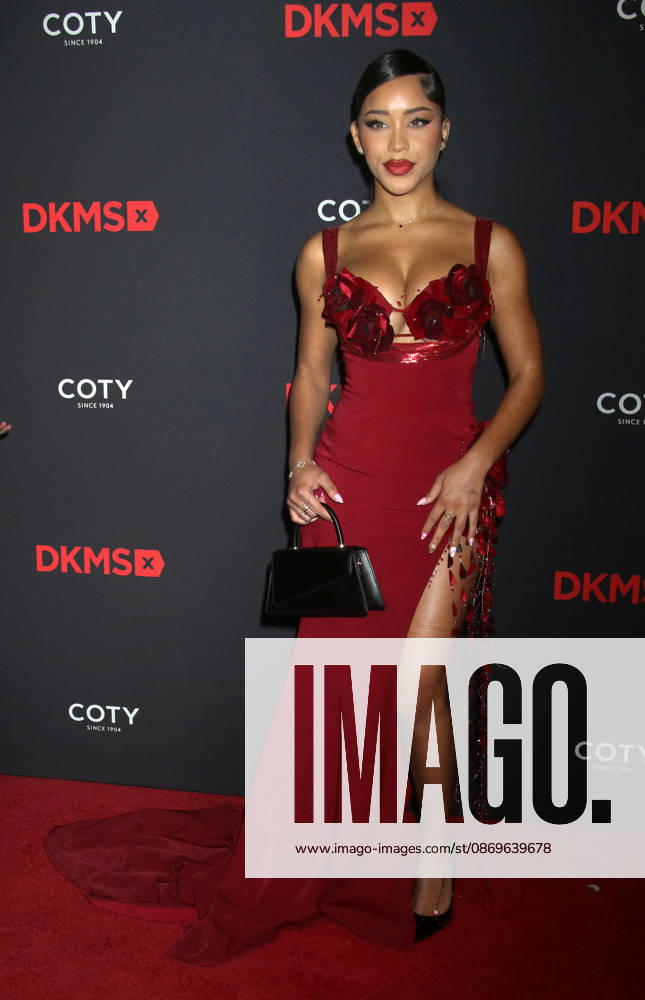 Amaya Espinal at the DKMS Gala 2026 at Cipriani Wall Street on October 15, 2026 in New York City.