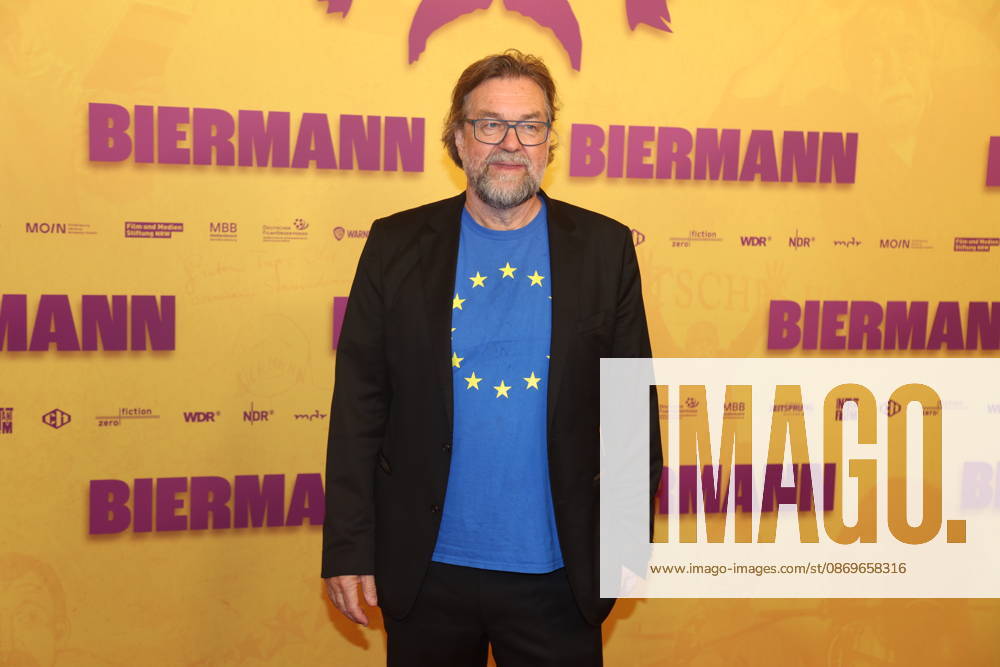 Jens Meurer at the premiere of the documentary *Biermann* at Kino International in Berlin