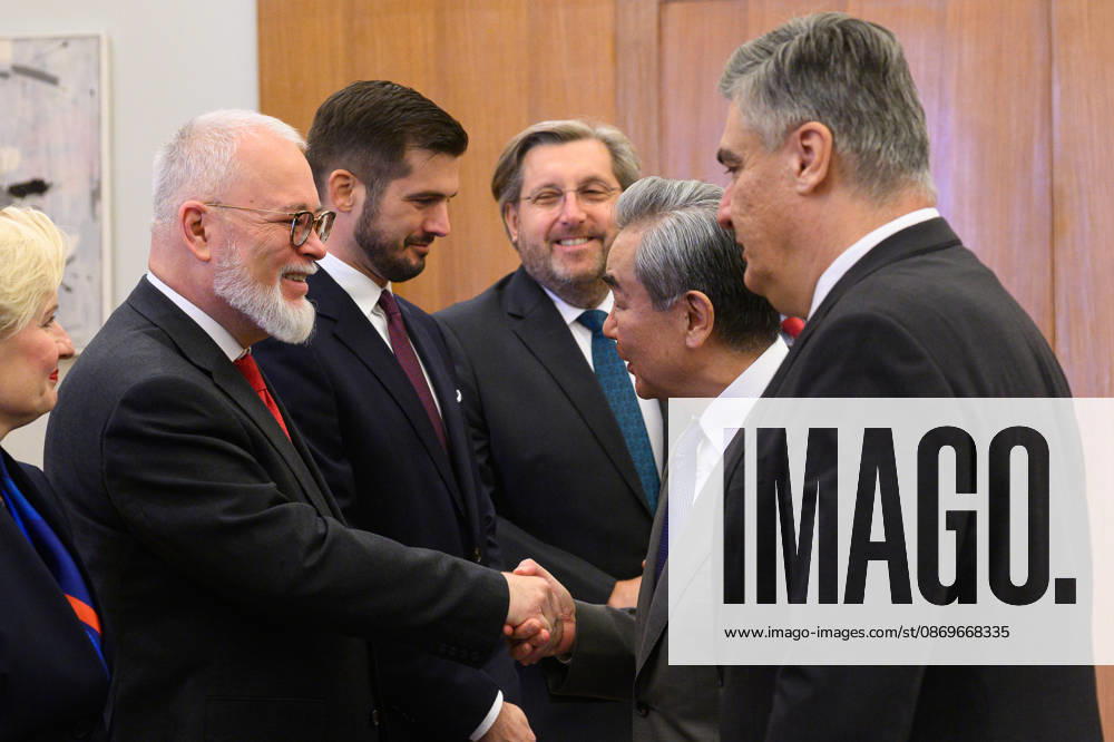Chinese Foreign Minister Yi Meets Croatian President Croatian President Zoran Milanovic meets Chinese Foreign Minister Wang Yi at the Office of the President in Zagreb, Croatia, on October 16, 2026. DavorxPuklavec PIXSELL