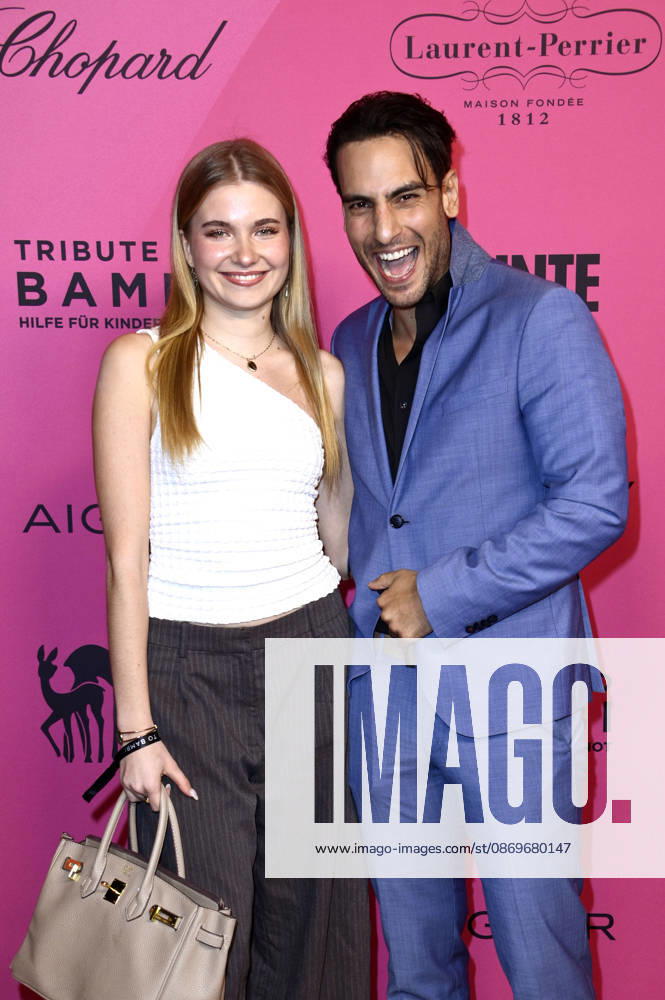 Charlott Reschke and Timur Ülker at the Tribute to Bambi 2026 at Fotografiska Berlin, Berlin, October 15, 2026 Foto:xN.xKubelkax xFuturexImagex bambi_6039