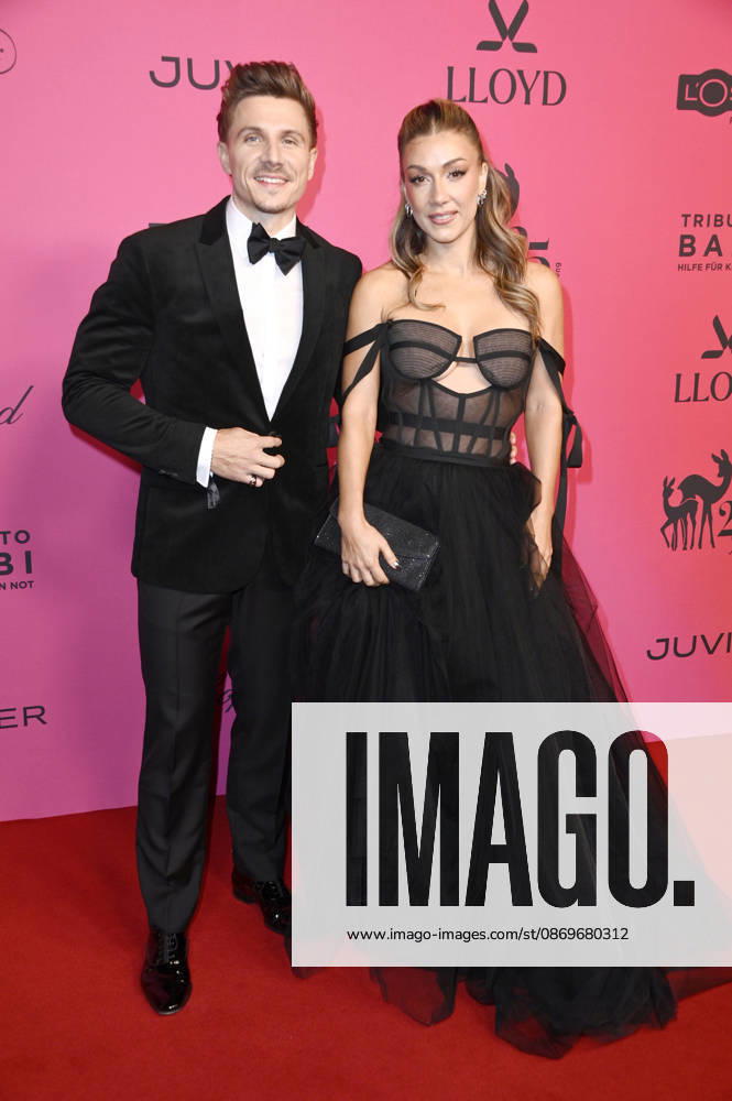Chris Krömer and Sabrina Nickel at the 2026 Tribute to Bambi at Fotografiska Berlin, Berlin, October 15, 2026 Foto:xN.xKubelkax xFuturexImagex bambi_6092