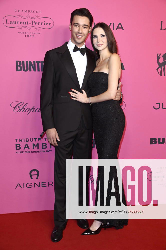 Diego Pooth and Louisa Büscher at the Tribute to Bambi 2026 at Fotografiska Berlin, Berlin, October 15, 2026 Foto:xN.xKubelkax xFuturexImagex bambi_6123